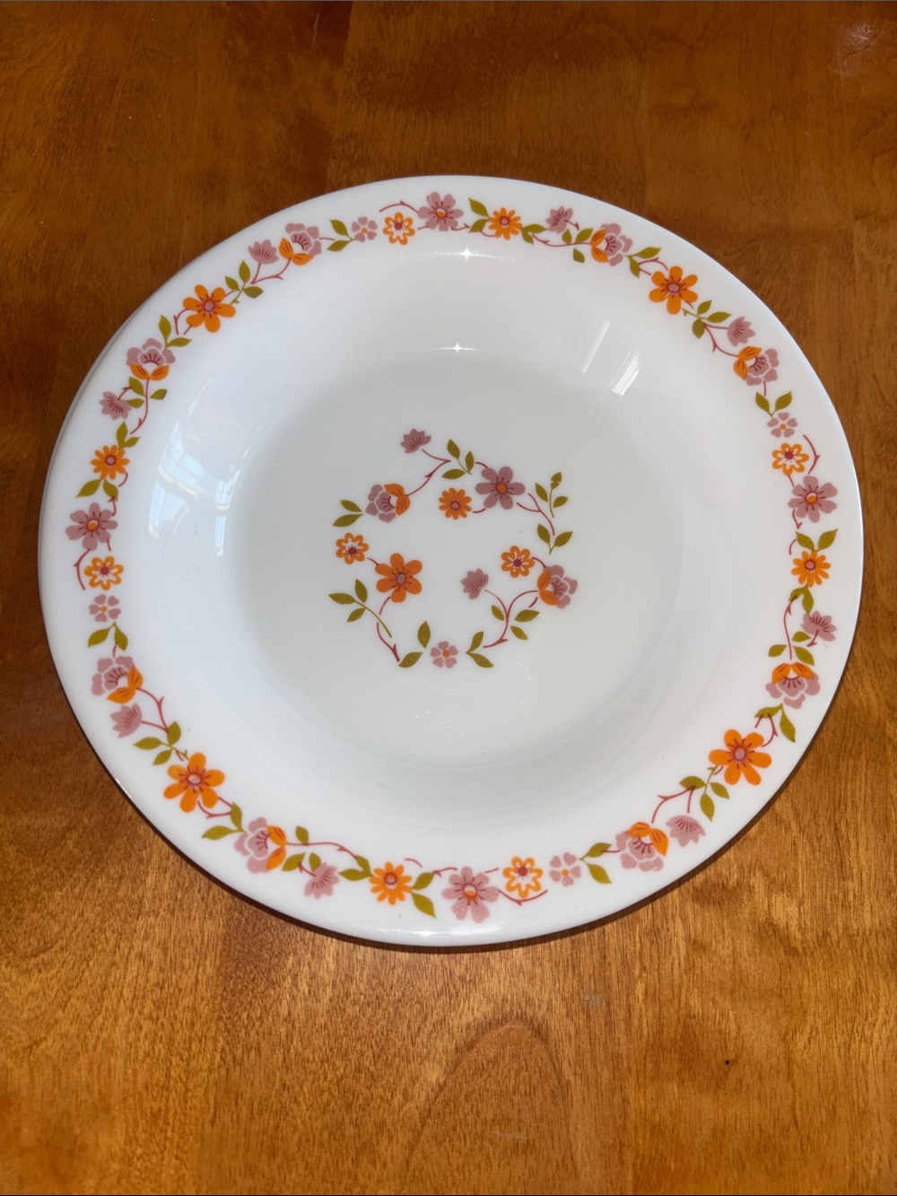 Vintage arcopal soup plate “Scania” 2